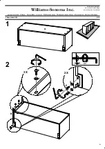 Предварительный просмотр 5 страницы Williams-Sonoma INDUSTRIAL 96 INCH MEDIA CONSOLE Assembly Instructions Manual