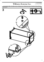 Предварительный просмотр 6 страницы Williams-Sonoma INDUSTRIAL 96 INCH MEDIA CONSOLE Assembly Instructions Manual