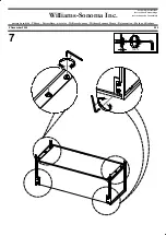 Предварительный просмотр 9 страницы Williams-Sonoma INDUSTRIAL 96 INCH MEDIA CONSOLE Assembly Instructions Manual