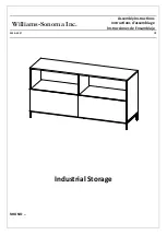 Preview for 1 page of Williams-Sonoma Industrial Storage Assembly Instructions Manual