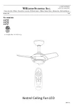 Williams-Sonoma Kestrel A4725 Assembly Instructions Manual preview