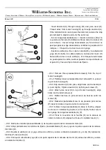 Предварительный просмотр 17 страницы Williams-Sonoma Kestrel A4725 Assembly Instructions Manual