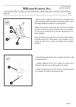 Предварительный просмотр 18 страницы Williams-Sonoma Kestrel A4725 Assembly Instructions Manual