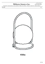 Williams-Sonoma Kibby Assembly Instructions Manual предпросмотр