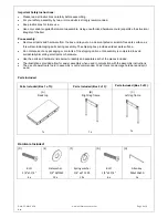 Предварительный просмотр 2 страницы Williams-Sonoma LACOURTE NO HUTCH DESK Quick Start Manual