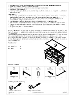 Предварительный просмотр 3 страницы Williams-Sonoma LARKSPUR KITCHEN ISLAND Assembly Manual