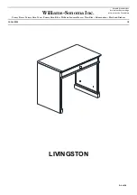 Preview for 1 page of Williams-Sonoma LIVINGSTON Assembly Instructions Manual