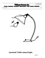 Williams-Sonoma Lynwood Single Assembly Instructions Manual предпросмотр