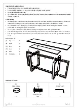 Предварительный просмотр 2 страницы Williams-Sonoma MERCER CONSOLE Manual