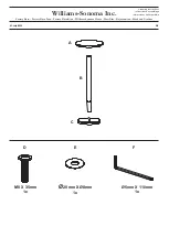 Предварительный просмотр 5 страницы Williams-Sonoma MID CENTURY Assembly Instructions Manual