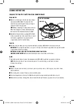 Предварительный просмотр 7 страницы Williams-Sonoma Open Kitchen Electric Hot Pot User Manual