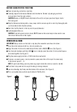 Предварительный просмотр 5 страницы Williams-Sonoma Open Kitchen Immersion Blender User Manual