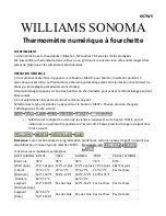 Preview for 3 page of Williams-Sonoma Outdoor BBQ Fork Thermometer User Manual