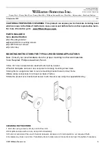 Предварительный просмотр 2 страницы Williams-Sonoma PATTERSON Assembly Instructions