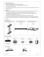 Предварительный просмотр 2 страницы Williams-Sonoma REVISED MERCER TABLE Assembly Manual