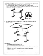 Предварительный просмотр 4 страницы Williams-Sonoma REVISED MERCER TABLE Assembly Manual