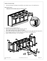 Предварительный просмотр 3 страницы Williams-Sonoma SAUSALITO KITCHEN ISLAND Assembly Instructions Manual