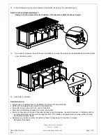 Предварительный просмотр 7 страницы Williams-Sonoma SAUSALITO KITCHEN ISLAND Assembly Instructions Manual