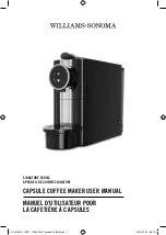 Williams-Sonoma Signature Capsule Coffee Maker User Manual предпросмотр