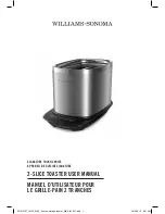 Предварительный просмотр 1 страницы Williams-Sonoma Signature Touch 2-Slice Toaster User Manual