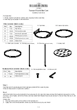 Williams-Sonoma Truman Round Bar Cart Assembly Instructions предпросмотр