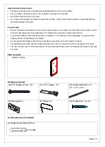 Предварительный просмотр 2 страницы Williams-Sonoma Verona Floor Mirror Assembly Instructions