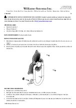 Предварительный просмотр 3 страницы Williams-Sonoma WILDWOOD Assembly Instructions