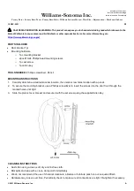 Предварительный просмотр 2 страницы Williams-Sonoma WILKINS Door Knocker Assembly Instructions