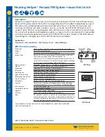 Williams Sound Hearing Helper PFM 300 RCH Specifications preview