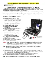 Preview for 1 page of Williams Sound IR PALS Quick Manual