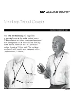 Williams Sound NKL 001 Instructions For Use Manual preview