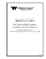 Williams Sound Personal PA PPA R7 Installation And User Manual предпросмотр