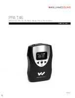 Williams Sound Personal PA T46 User Manual preview