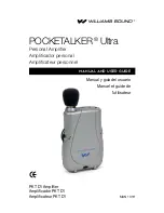 Preview for 1 page of Williams Sound POCKETALKER Ultra D1 Manual And User Manual