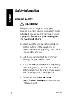 Preview for 4 page of Williams Sound POCKETALKER Ultra D1 Manual And User Manual