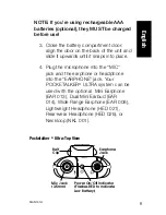 Предварительный просмотр 9 страницы Williams Sound POCKETALKER Ultra D1 Manual And User Manual