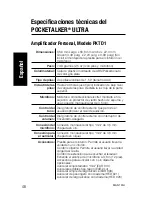 Preview for 48 page of Williams Sound POCKETALKER Ultra D1 Manual And User Manual