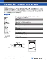 Preview for 1 page of Williams Sound PPA R19-6 Specifications