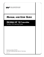 Preview for 1 page of Williams Sound PPA R35-8 Manual And User Manual