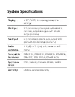 Предварительный просмотр 9 страницы Williams Sound PPA T46 Instructions For Use And Care Manual