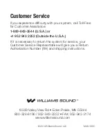 Предварительный просмотр 12 страницы Williams Sound R2 863 Quick Setup Manual