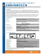 Предварительный просмотр 1 страницы Williams Sound SoundPlus Basic Courtroom System WIR SYS 1 Specification Sheet