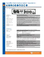 Предварительный просмотр 2 страницы Williams Sound SoundPlus Basic Courtroom System WIR SYS 1 Specification Sheet