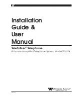 Williams Sound TEL 004 Installation Manual & User Manual preview