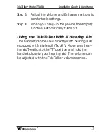 Preview for 17 page of Williams Sound TeleTalker TEL 040 Installation Manual