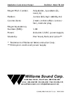 Preview for 24 page of Williams Sound TeleTalker TEL 040 Installation Manual