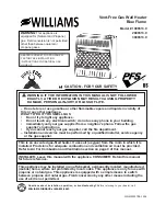 Williams 1096513.9 Owner'S Manual preview