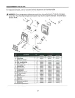 Preview for 27 page of Williams 1286513 User Manual