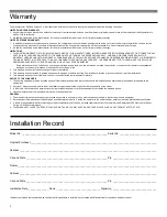 Предварительный просмотр 2 страницы Williams 2001621A Owner'S Manual