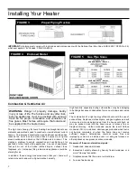 Предварительный просмотр 8 страницы Williams 2001621A Owner'S Manual